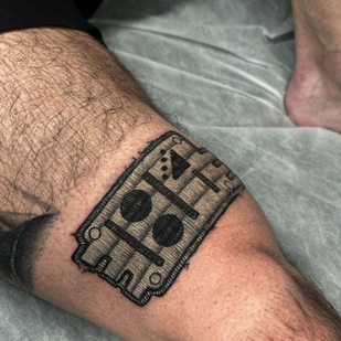 Masculino  Parche tatuaje en Muslo #84071 | Tattoo Artist Diego Conci