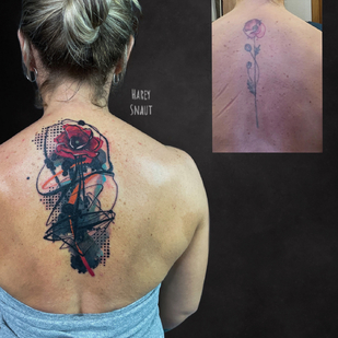 Femenino Color Estilo del Autor tatuaje en Espalda #85347 | Tattoo Artist Harey Snaut