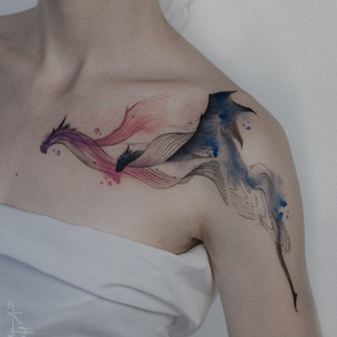 Acuarela tatuaje #88459 | Tattoo Artist Hossam tattoos