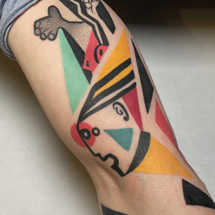 Masculino  Cubismo tatuaje #83722 | Tattoo Artist Marta Kudu