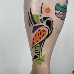 Femenino  Ilustrativo tatuaje en Pierna #83727 | Tattoo Artist Marta Kudu