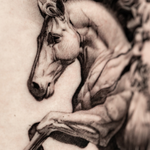 Negro y Gris  tatuaje #86668 | Tattoo Artist Vytautas Vy