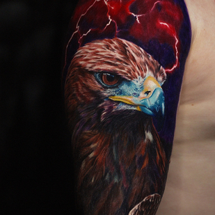 Masculino Color Realismo tatuaje en Hombro #84260 | Tattoo Artist Andrey Indigo