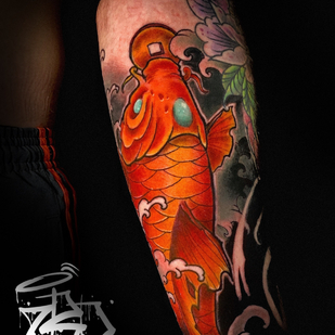 Masculino Color Japonés tatuaje en Antebrazo #86333 | Tattoo Artist Anton Deyhin