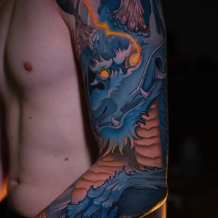 Masculino Color Japonés tatuaje en Manga #90931 | Tattoo Artist Anton Raym