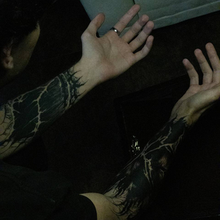 Masculino Negro Abstracto tatuaje #87021 | Tattoo Artist Denis Piligrim