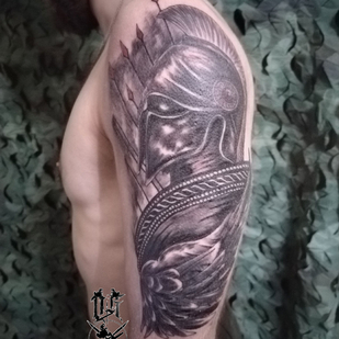 Negro y Gris  tatuaje #87508 | Tattoo Artist Dmitriy Kobelev