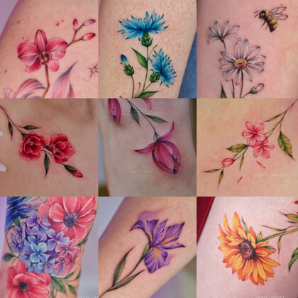 Ideas de Tatuajes # Tattoo Artist Ekaterina Garnet / Katy Garnet