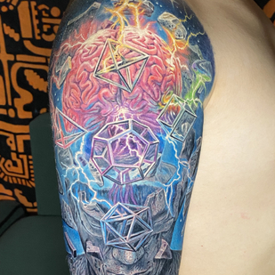 Masculino Color Estilo del Autor tatuaje en Hombro #88140 | Tattoo Artist Evgeniy Bobin