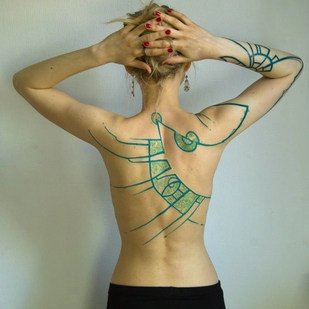 Femenino   tatuaje en Espalda #85306 | Tattoo Artist Grigoriy Maslov