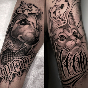 Masculino Negro Gráfico tatuaje #87714 | Tattoo Artist Igor Hacayuk