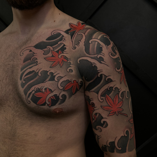Masculino Color Japonés tatuaje #87243 | Tattoo Artist Odincov Egor