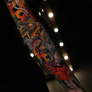 Masculino Color Neo-tradicional tatuaje en Manga #86294 | Tattoo Artist Tatyana Chudesataya