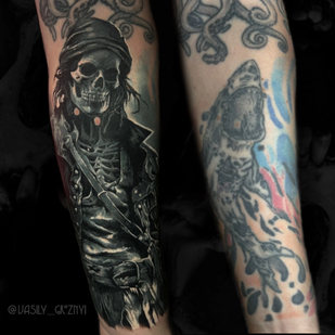 Masculino  Realismo tatuaje en Antebrazo #85268 | Tattoo Artist Vasiliy Kushnarenko