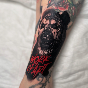 Negro y Gris Horror tatuaje #88845 | Tattoo Artist Victoria Ziman