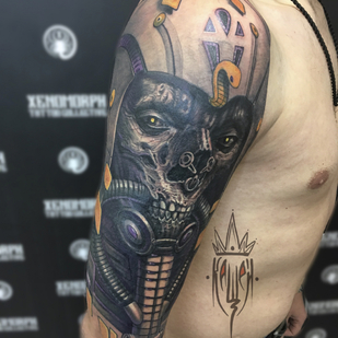 Masculino Color Estilo del Autor tatuaje en Hombro #87409 | Tattoo Artist Vitaliy Kanaschenkov