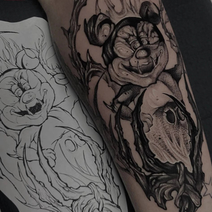 Femenino Negro Gráfico tatuaje en Antebrazo #85783 | Tattoo Artist Yuliy Monro