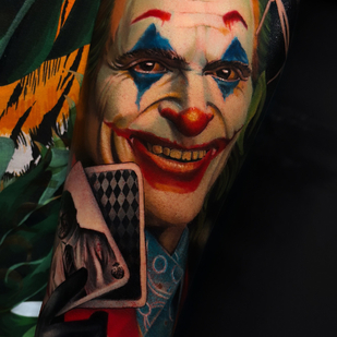 Masculino Color Retrato tatuaje en Antebrazo #91303 | Tattoo Artist Artem Sachko