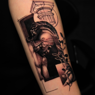 Masculino Negro Microrealismo tatuaje en Antebrazo #91333 | Tattoo Artist Artem Sachko