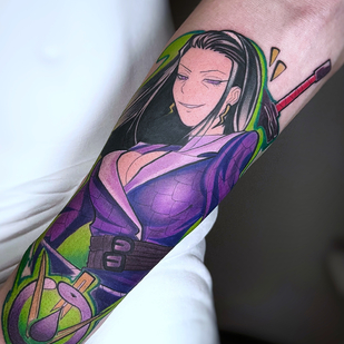 Masculino  Anime tatuaje #91562 | Tattoo Artist Olesya Fraydlin