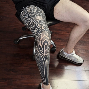 Ornamental tatuaje #91804 | Tattoo Artist Nikita Petrov