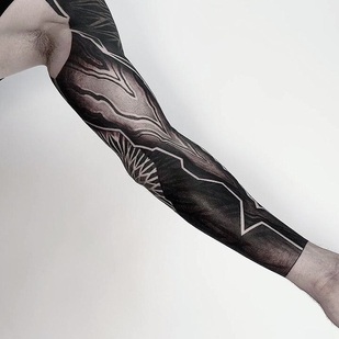 Ornamental tatuaje #91857 | Tattoo Artist Nikita Petrov