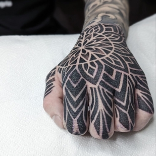 Ornamental tatuaje #91868 | Tattoo Artist Nikita Petrov
