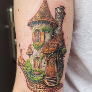 Femenino Color Ilustrativo tatuaje #92221 | Tattoo Artist Loren Fetterman