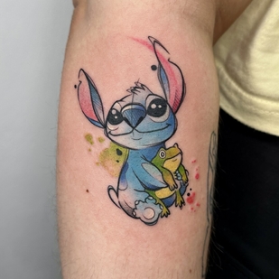 Femenino Color Boceto tatuaje en Antebrazo #92501 | Tattoo Artist Smirnova Ulyana