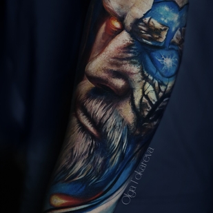 Masculino  Retrato tatuaje en Antebrazo #101883 | Tattoo Artist Olga Tokareva