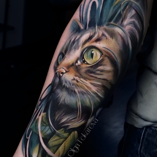 Femenino Color Estilo del Autor tatuaje en Antebrazo #101888 | Tattoo Artist Olga Tokareva