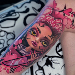 Femenino Color Estilo del Autor tatuaje en Espinilla #93519 | Tattoo Artist Yuliya Kolesnikova