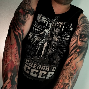 Masculino Color Estilo del Autor tatuaje en Manga #93961 | Tattoo Artist Anton Krasnov