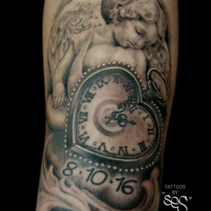 Femenino Negro y Gris Chicano tatuaje en Antebrazo #94402 | Tattoo Artist Ses Con