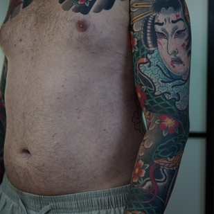 Masculino Color Japonés tatuaje en Manga #103948 | Tattoo Artist Akulov Mark