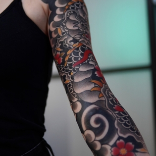 Femenino Color Japonés tatuaje en Manga #103971 | Tattoo Artist Akulov Mark