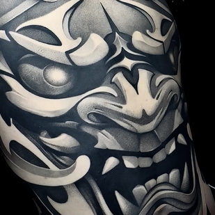 Masculino Negro Gráfico tatuaje en Espalda #98117 | Tattoo Artist Dmitriy Parfencev