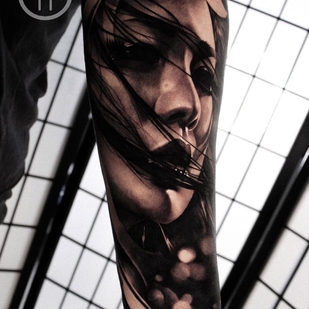 Negro Realismo tatuaje #101077 | Tattoo Artist Pavel Kostyuk