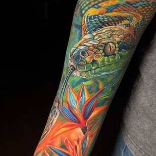 Femenino Color Realismo tatuaje en Antebrazo #102642 | Tattoo Artist Anastasia Kiseleva