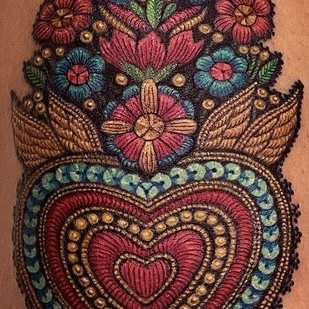 Femenino Color Parche tatuaje #102385 | Tattoo Artist Rafaela Herrera Art
