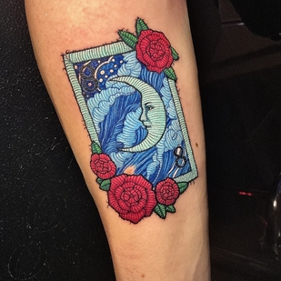 Femenino Color Parche tatuaje en Antebrazo #102386 | Tattoo Artist Rafaela Herrera Art