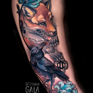 Masculino  Neo-tradicional tatuaje en Manga #103294 | Tattoo Artist Stefania Gala