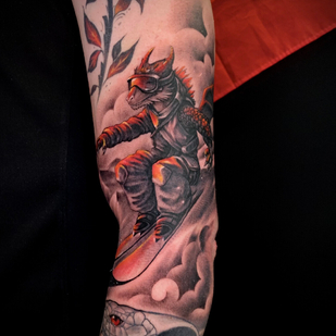 Masculino Color Realismo tatuaje en Hombro #103465 | Tattoo Artist Sergey Petrov