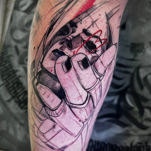 Masculino Negro Anime tatuaje #103473 | Tattoo Artist Sergey Petrov