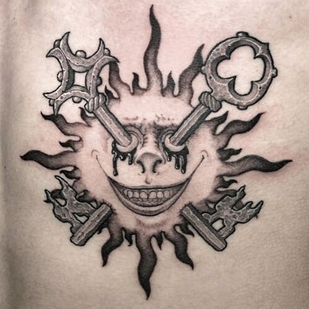 Masculino Negro y Gris Gráfico tatuaje en Muñeca #103541 | Tattoo Artist Roman Brumel