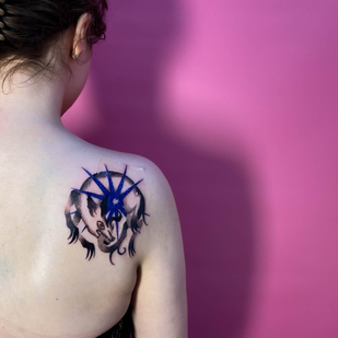 Femenino Color Estilo del Autor tatuaje en Espalda #105663 | Tattoo Artist Evgeniya Kulikova