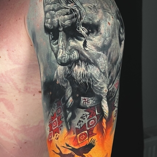 Negro y Gris Retrato tatuaje #96060 | Tattoo Artist Yevhen Dikov