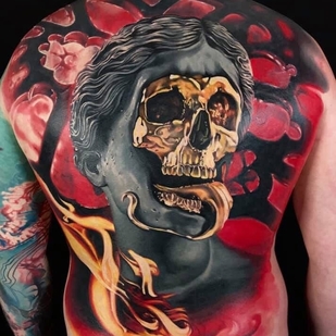 Masculino Color Realismo tatuaje en Espalda #96706 | Tattoo Artist Yevhen Dikov