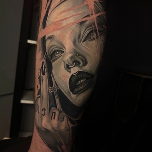 Negro y Gris  tatuaje #100735 | Tattoo Artist Veronika Kataeva