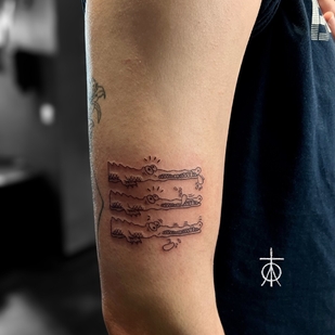 Negro Fineline tatuaje #93989 | Tattoo Artist Claudia Fedorovici